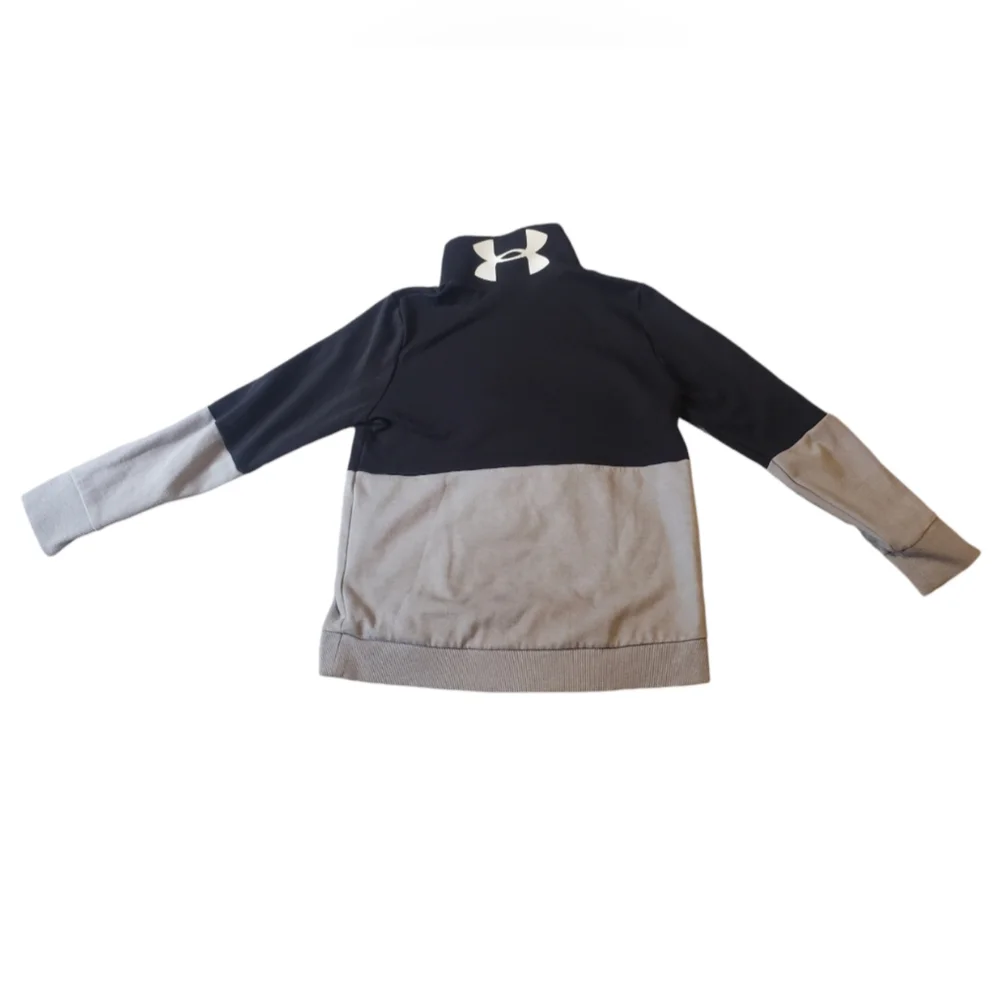 Under Armour black, white, and gray sweatshirt youth Large - Picture 3 of 5